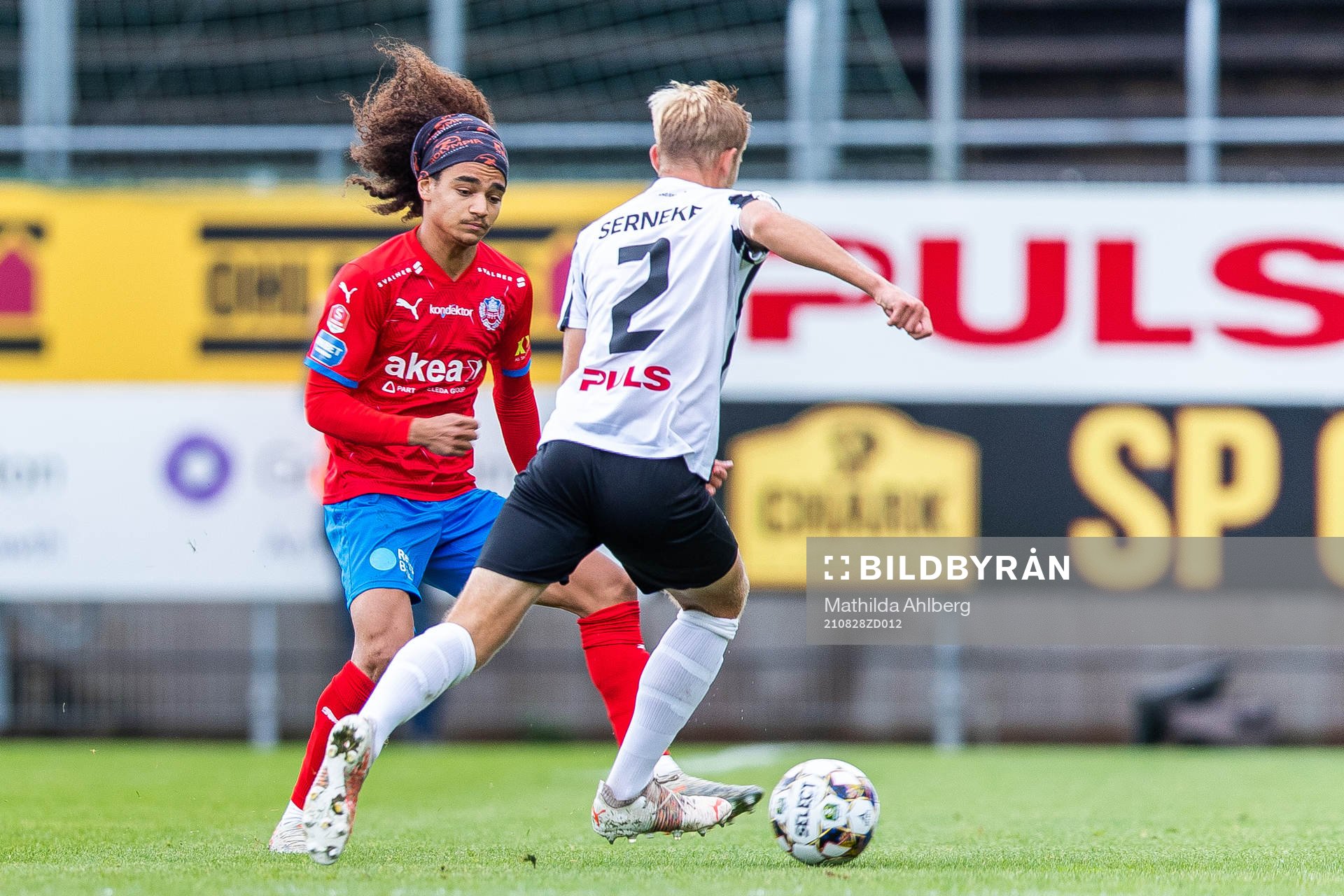 under fotbollsmatchen i Superettan mellan Helsingborg och