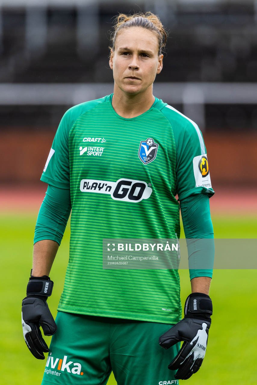 Växjös målvakt Katlynn Fraine