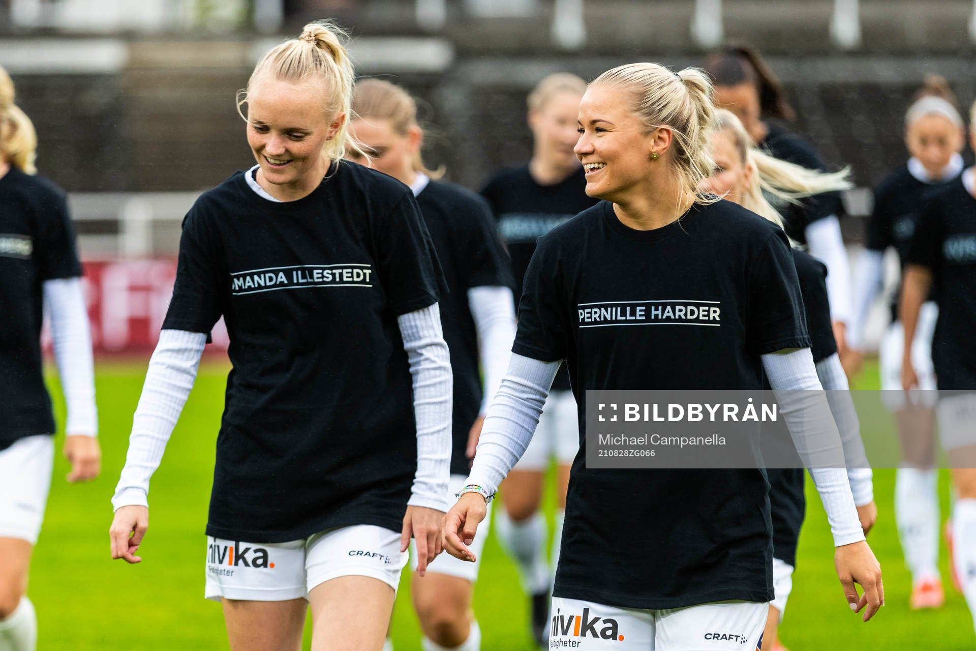 Växjös Emma Pennsäter och Amanda Johansson Haahr