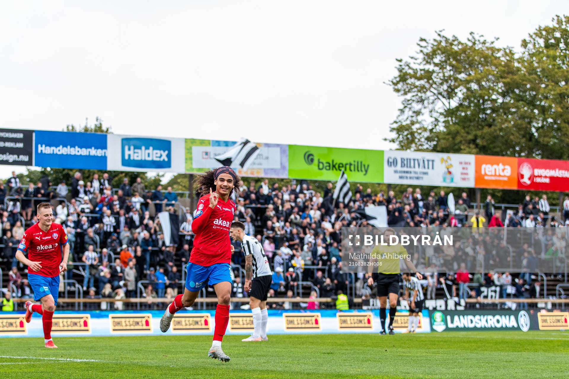 Helsingborgs Adam Kaied jublar