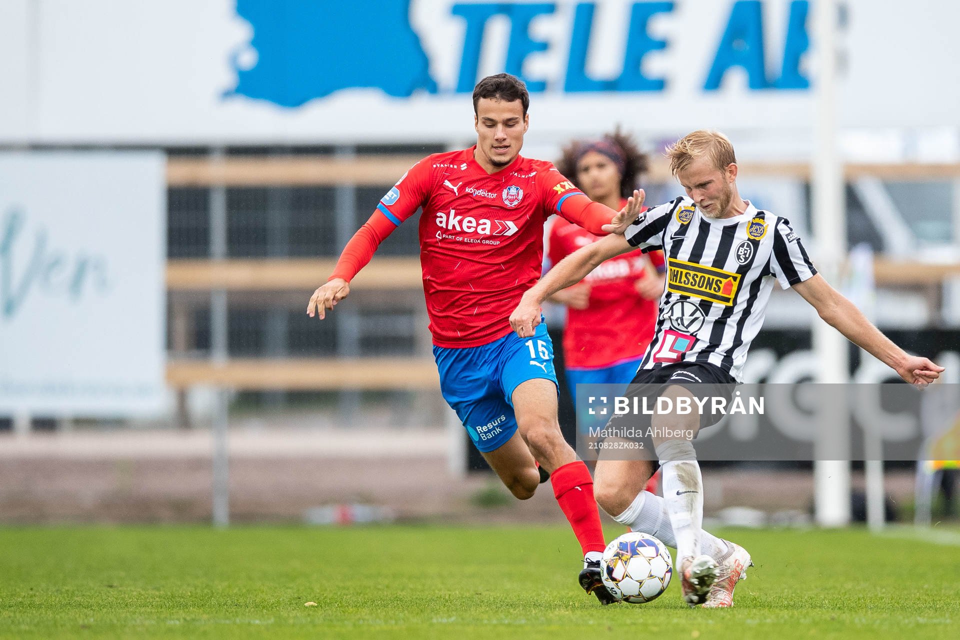 Helsingborgs Assad Al Hamlawi och Landskronas Johan Rapp