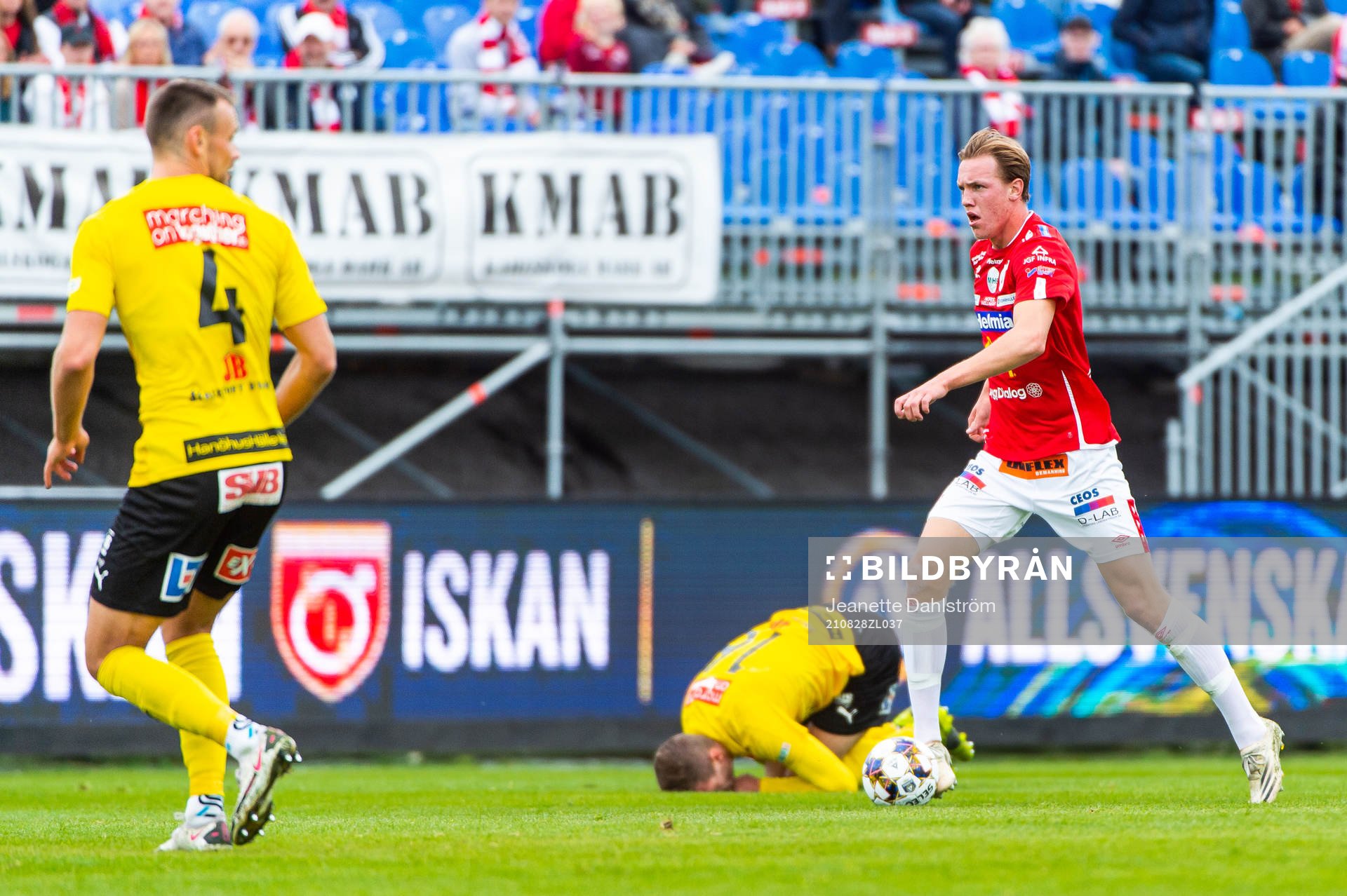 Mjällbys Ludvig Carlius och Degerfors Adam Carlén