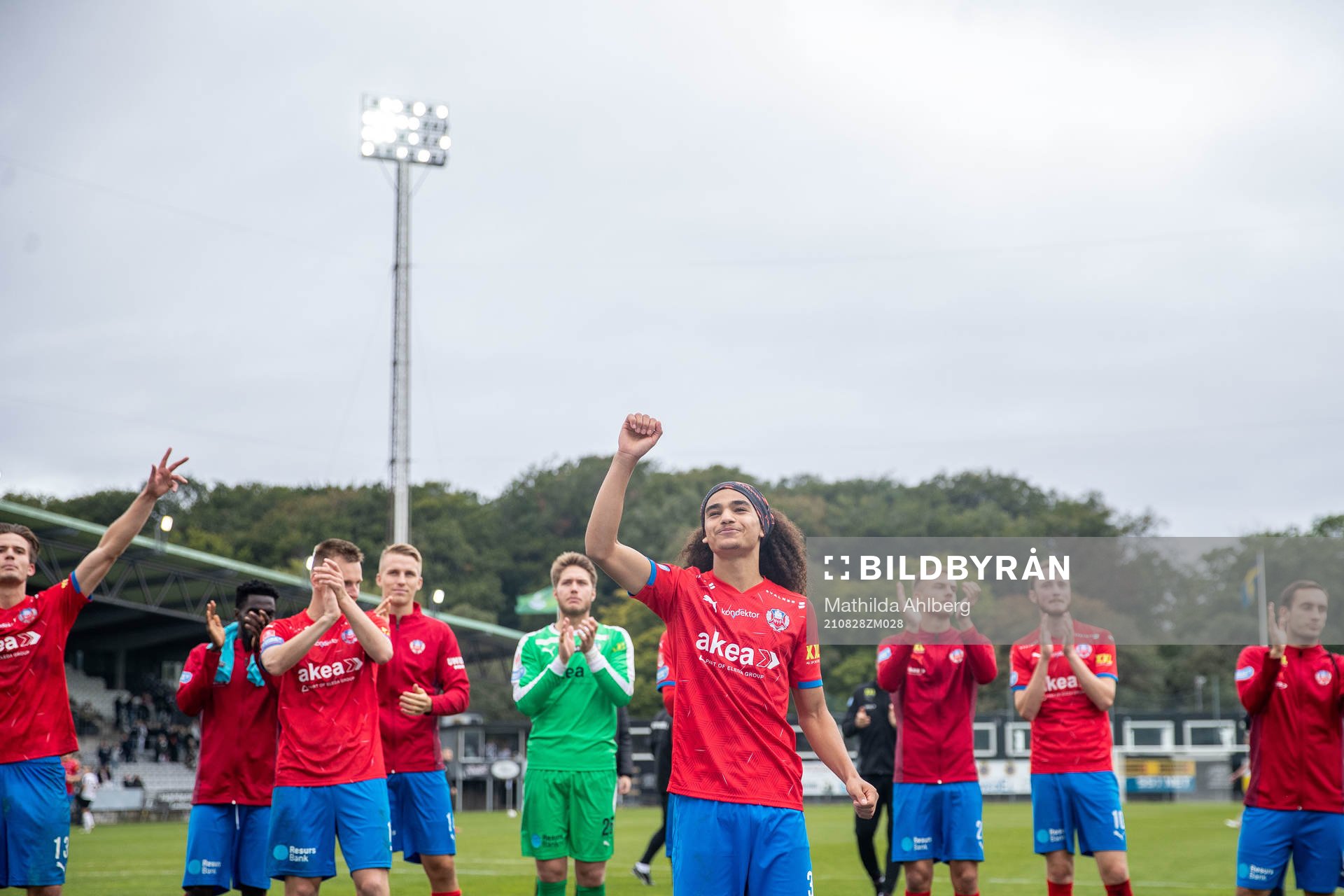Helsingborgs Adam Kaied jublar