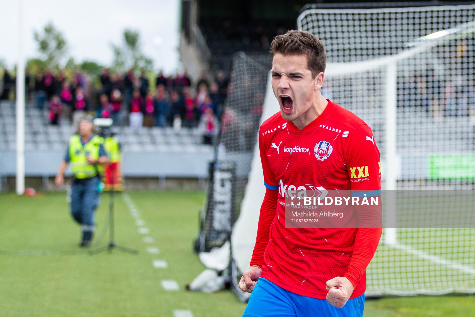 Helsingborgs Brandur Hendriksson Olsen jublar