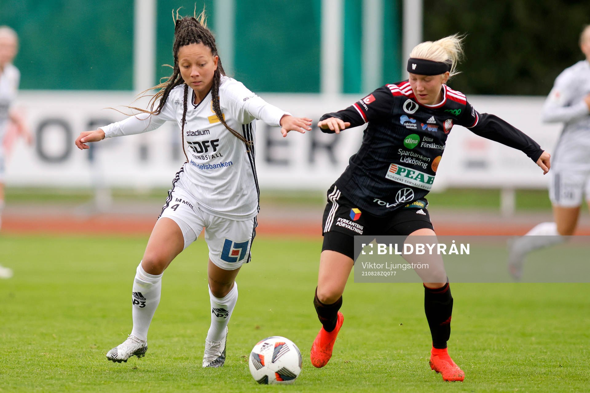 Sundsvalls Lee Winroth och Lidköpings Evelina Klasson