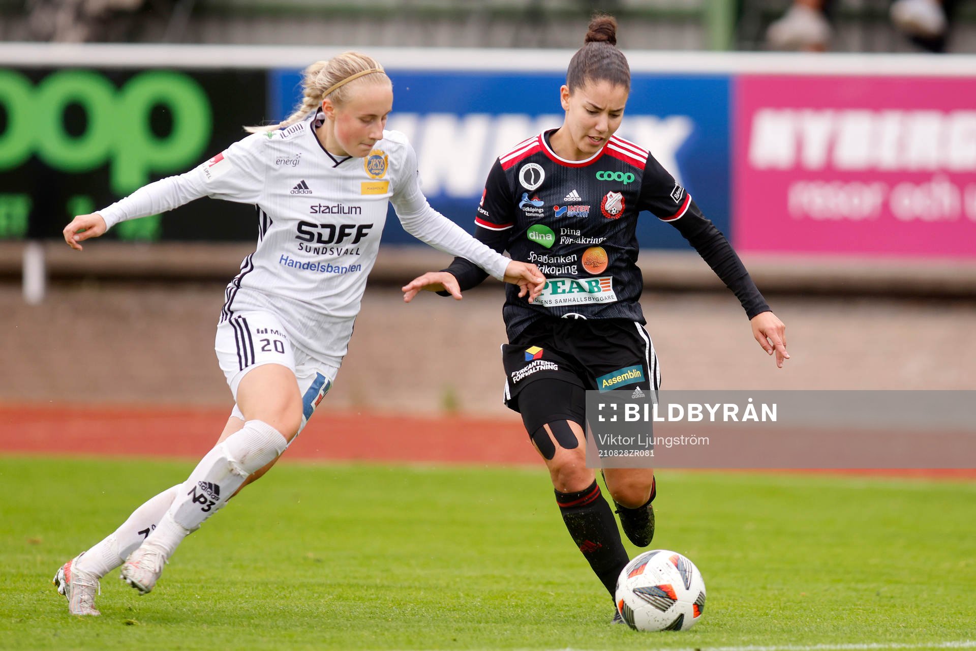 Sundsvalls Ida Åkerlund och Lidköpings Hanna Boubezari