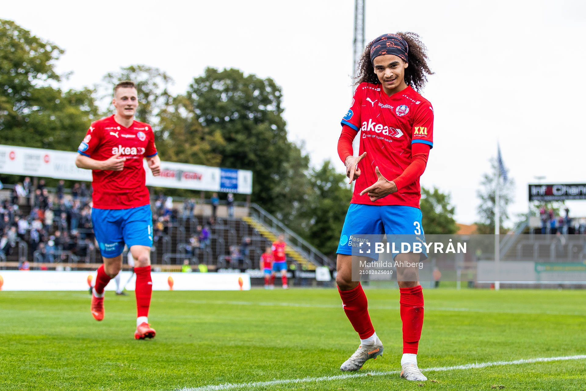 Helsingborgs Adam Kaied jublar