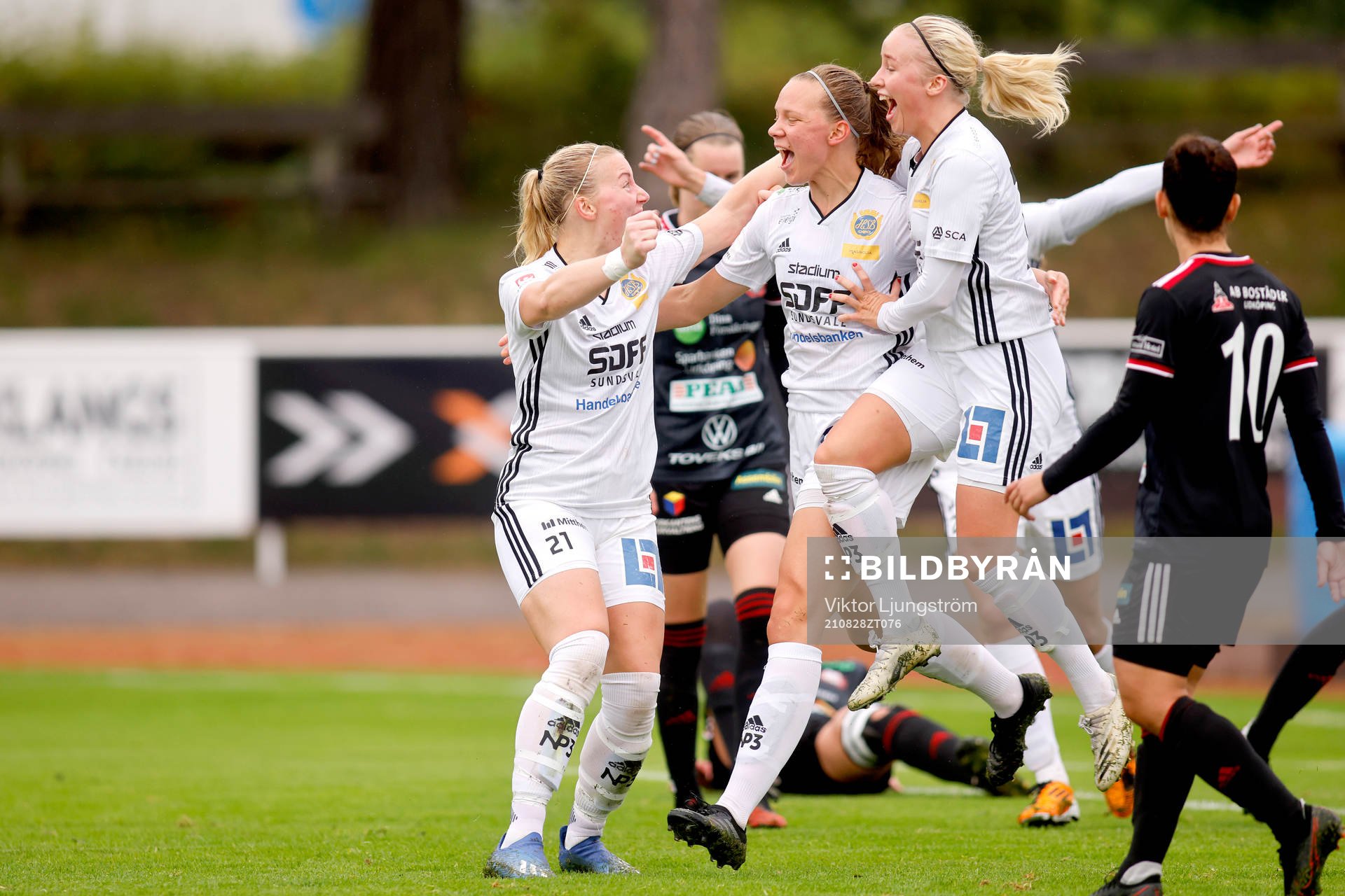 Sundsvalls Amanda Hagelberg, Juulia Grönlund och Maja
