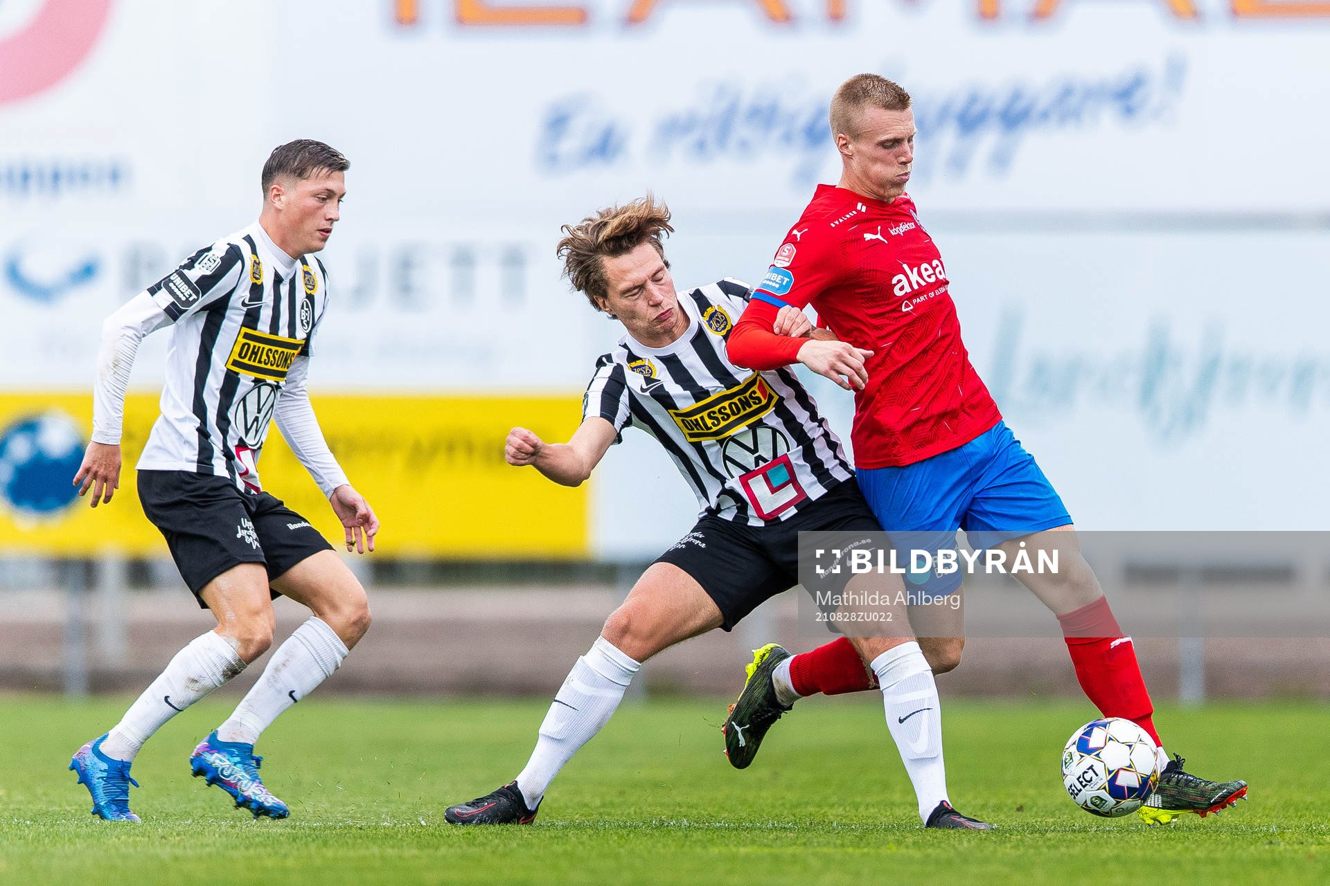 Landskronas Filip Ottosson och Helsingborgs Emil Hellman