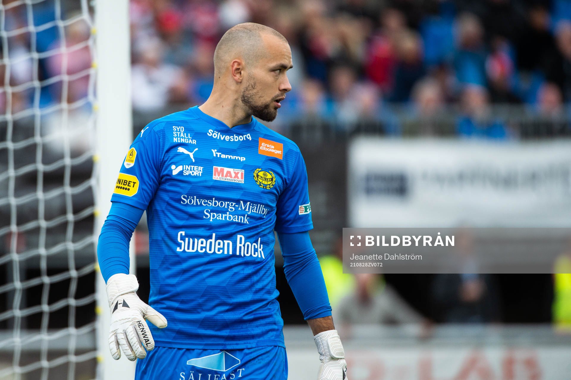 Mjällbys målvakt Carl-Johan Eriksson