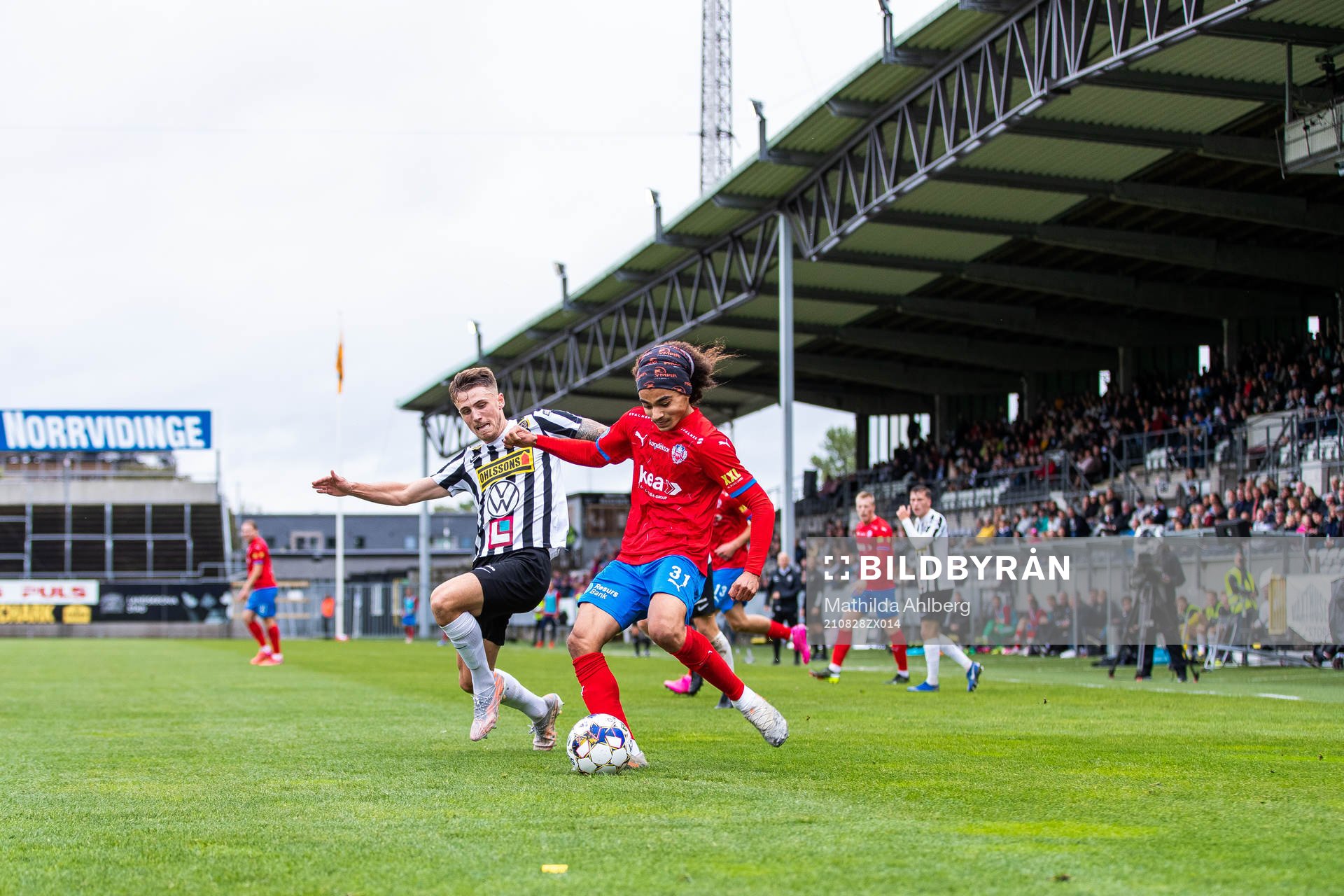Landskronas Hampus Ferhm och Helsingborgs Adam Kaied