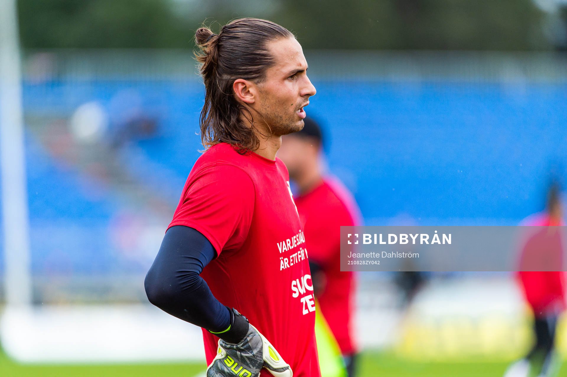 Degerfors målvakt Alfie Malik Whiteman