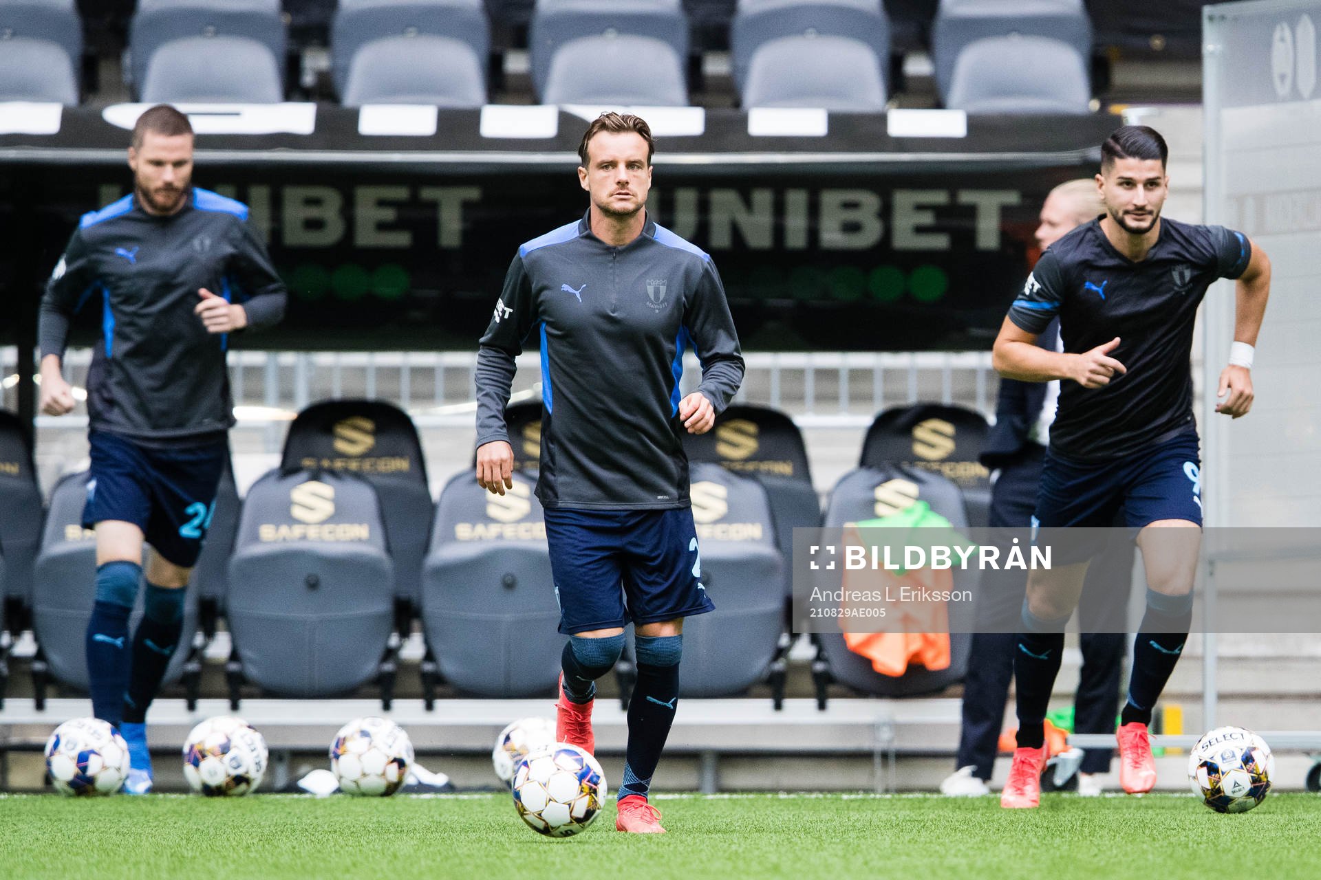 Malmö FFs Eric Larsson och Antonio Colak