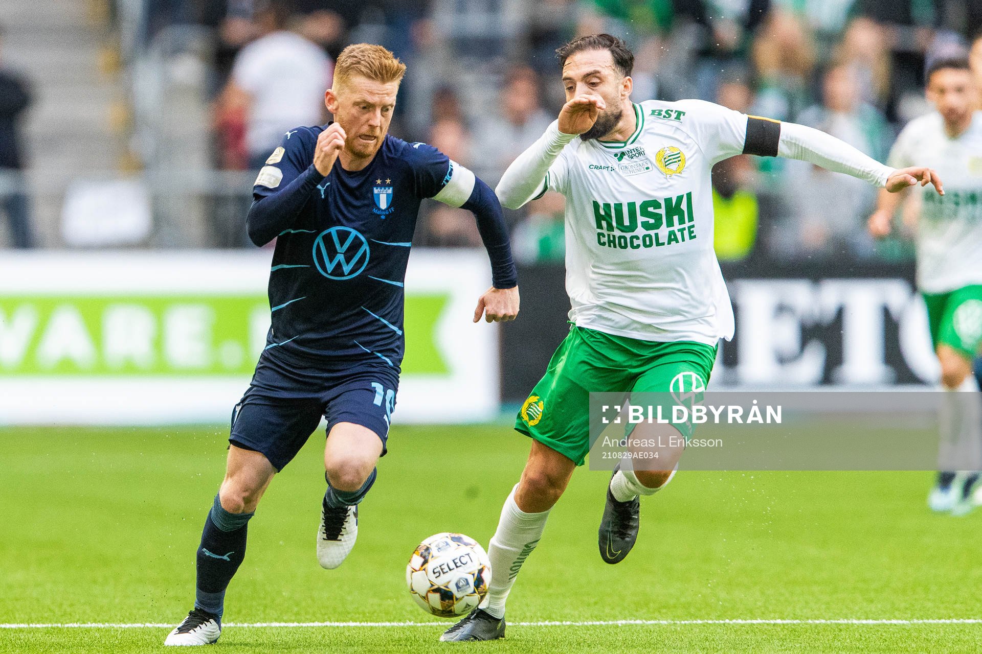 Malmö FFs Anders Christiansen och Hammarbys Abdul Khalili