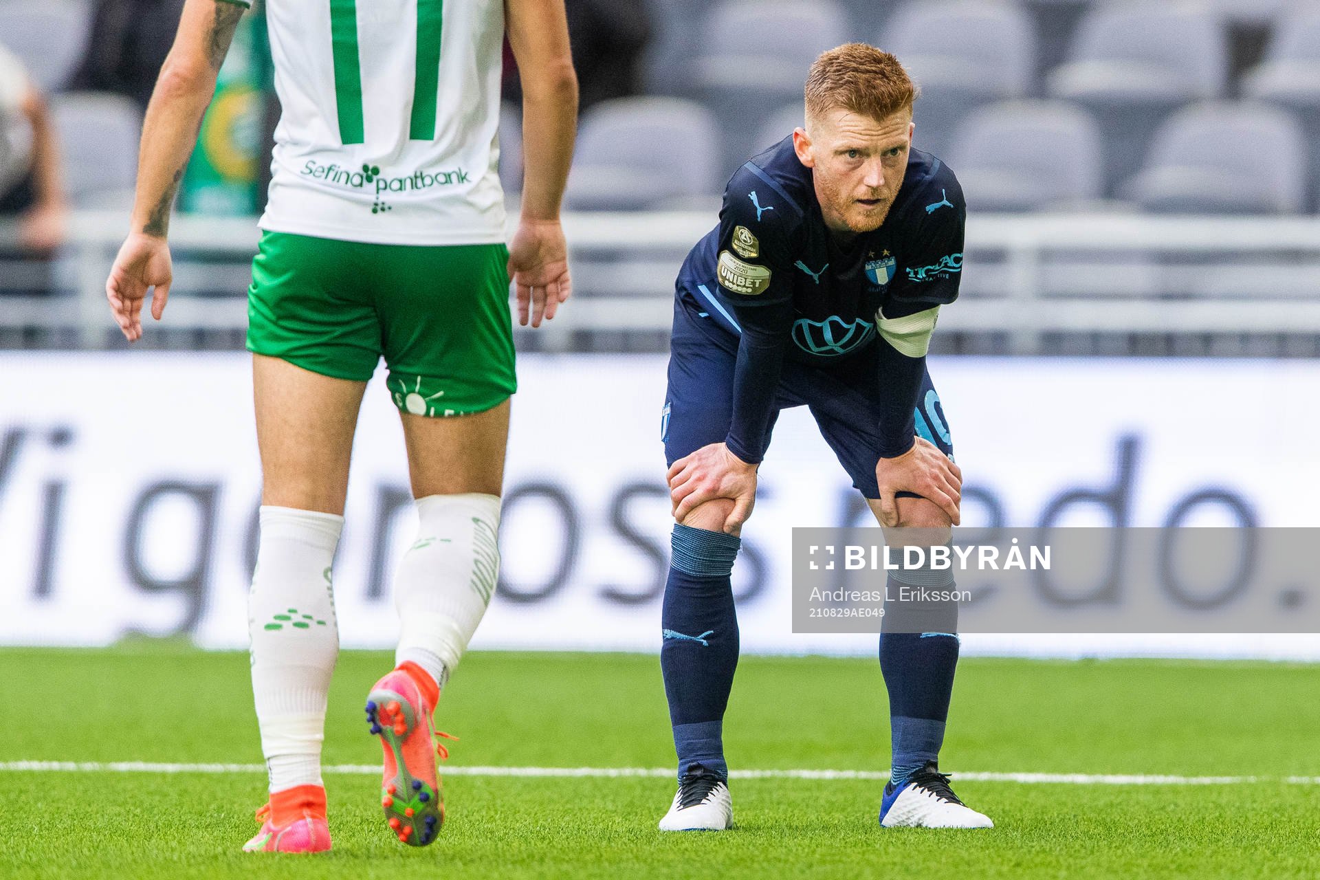 Malmö FFs Anders Christiansen deppar