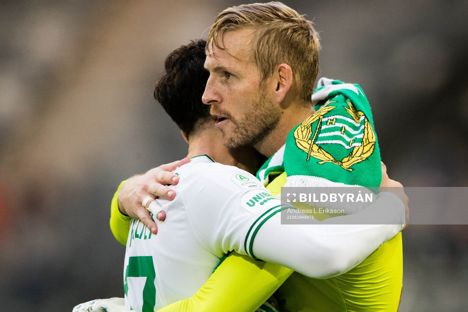 Hammarbys Abdul Khalili och målvakt David Ousted