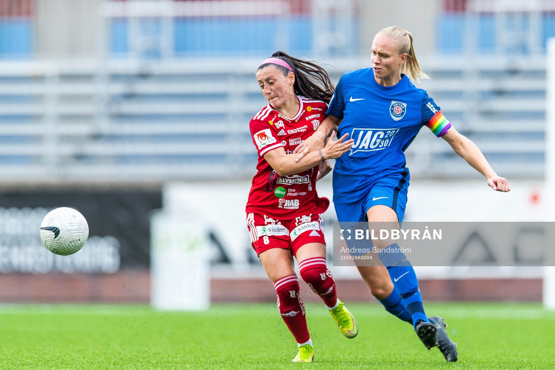 Piteås Katrina Guillou och Eskilstunas Matilda Plan