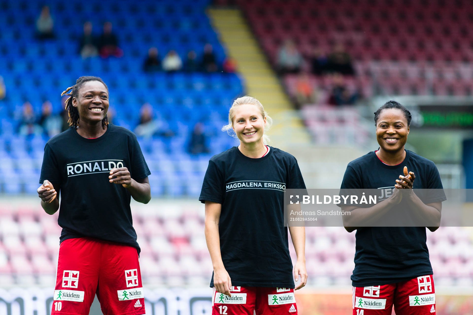 Piteås Anam Imo, Fanny Andersson och Faith Ikidi Michael
