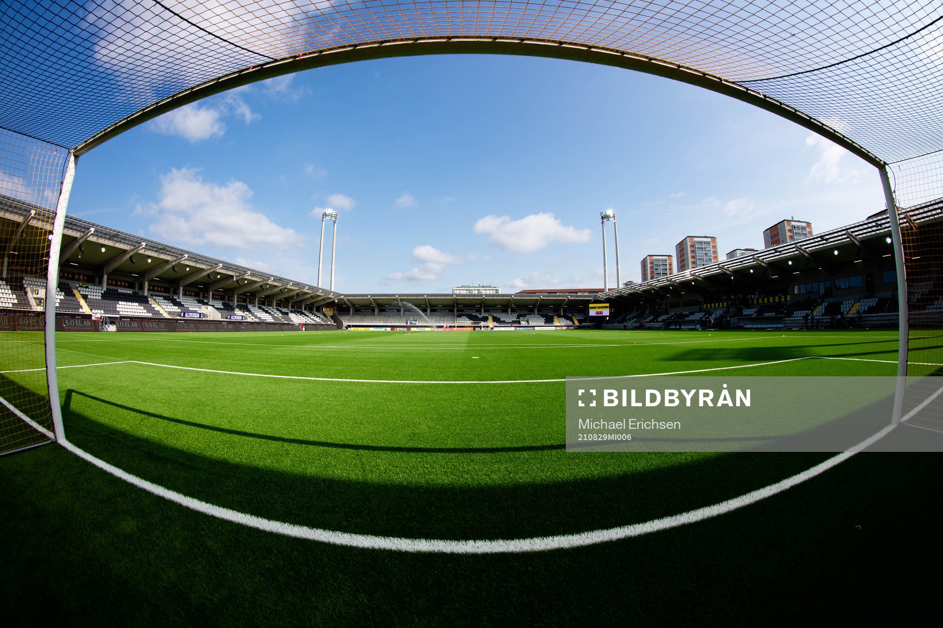 Bravida Arena innan fotbollsmatchen i Allsvenskan mellan