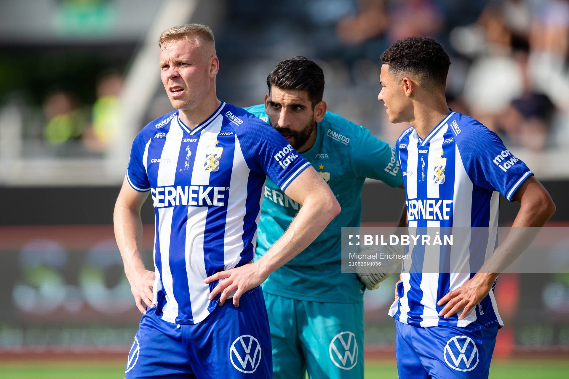 IFK Göteborgs Kolbeinn Sigthorsson, målvakt Giannis