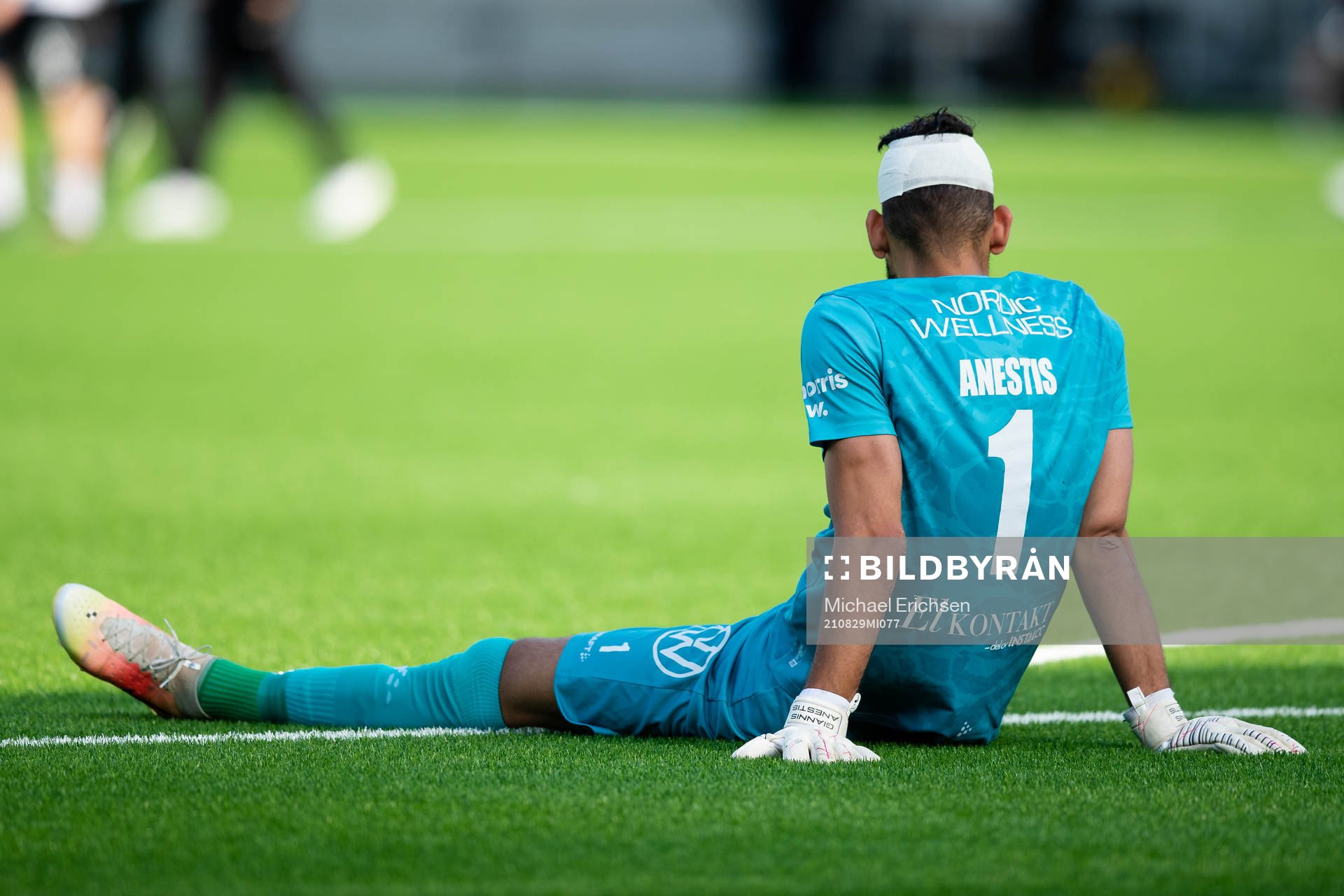 IFK Göteborgs målvakt Giannis Anestis deppar