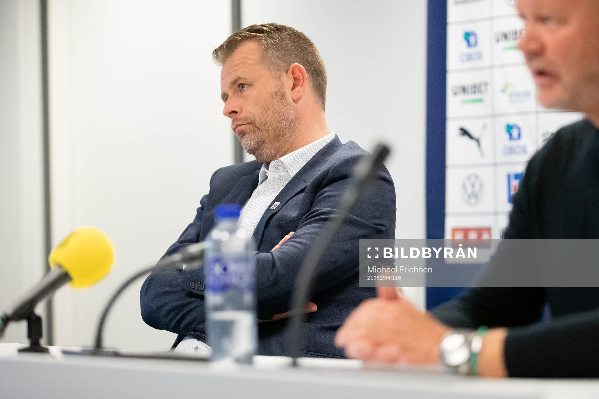 IFK Göteborgs tränare Mikael Stahre på presskonferensen