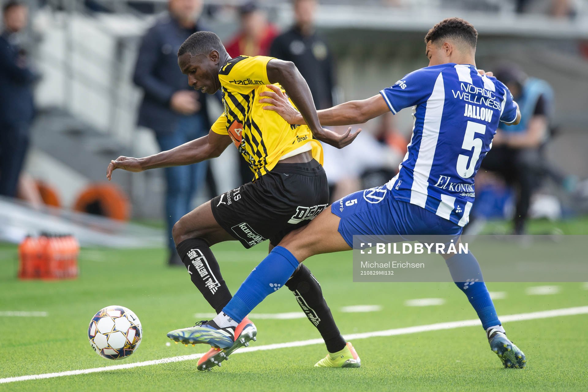 Häckens Godswill Ekpolo  och IFK Göteborgs Alexander