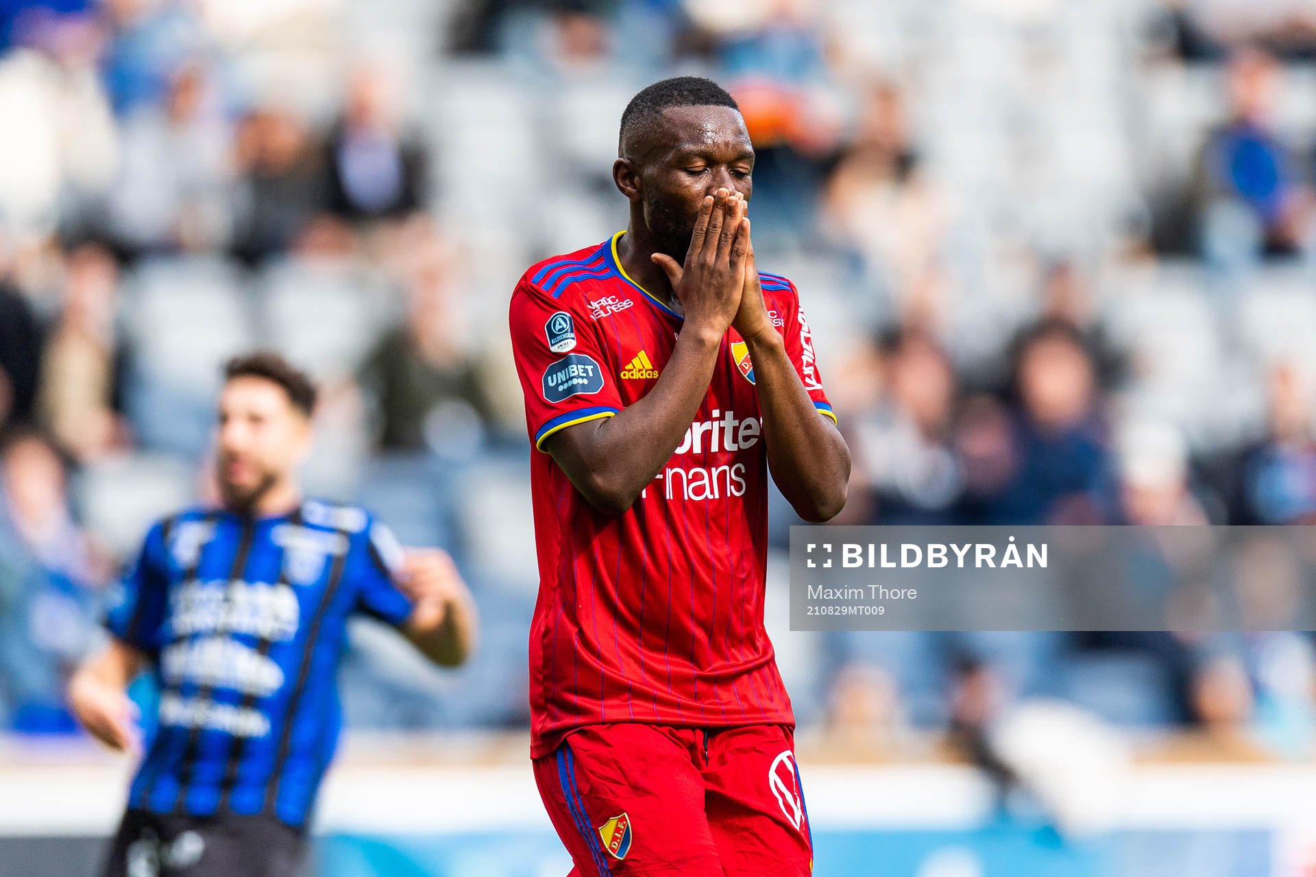 Djurgårdens Emmanuel Banda deppar