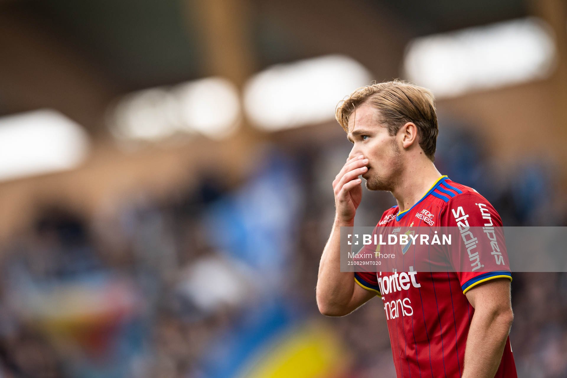 Djurgårdens Hampus Finndell deppar