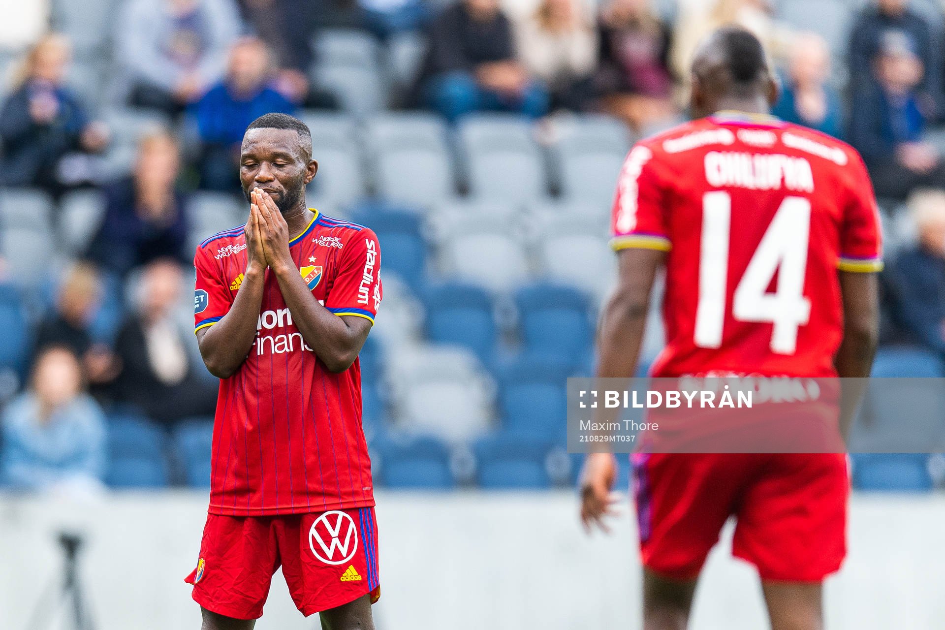 Djurgårdens Emmanuel Banda deppar