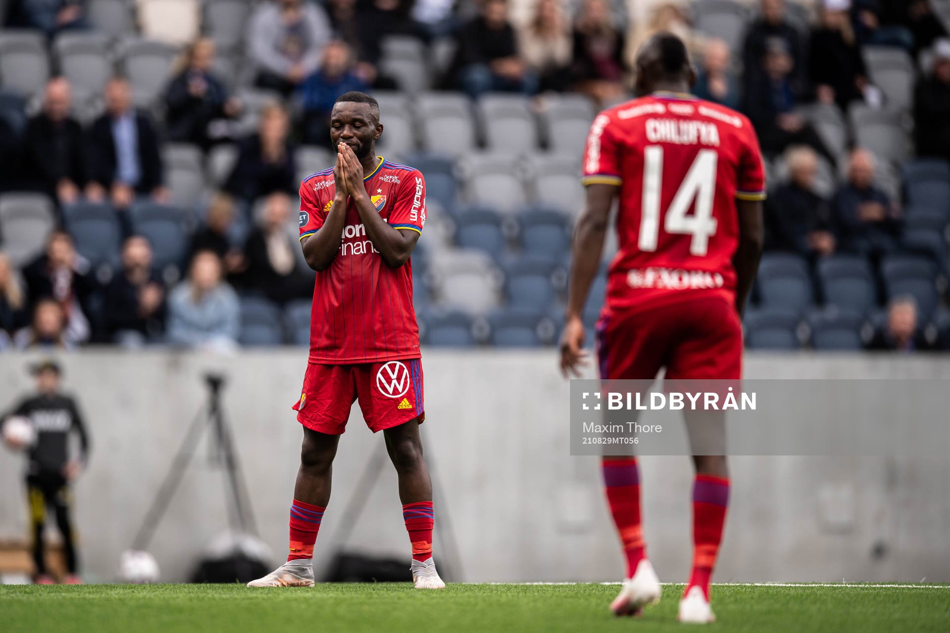 Djurgårdens Emmanuel Banda deppar