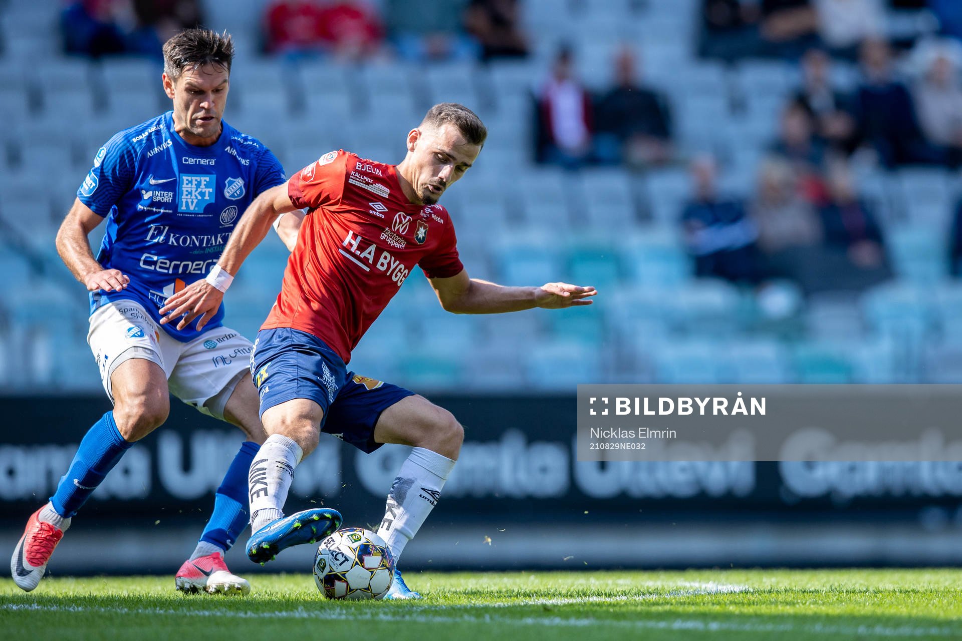 Örgrytes Ajdin Zeljkovic och Norrbys Ivo Dominik Pekalski