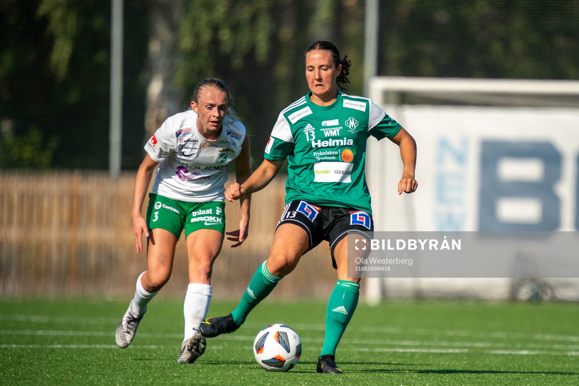Mallbackens  Linnea Berger och Moröns Michaela Kovacs
