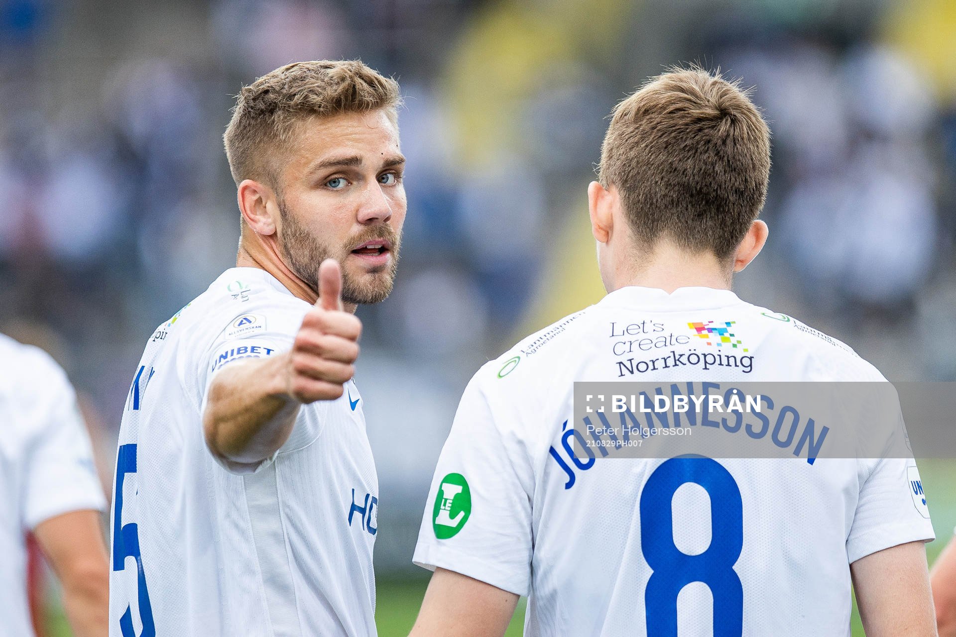 IFK Norrköpings Christoffer Nyman jublar