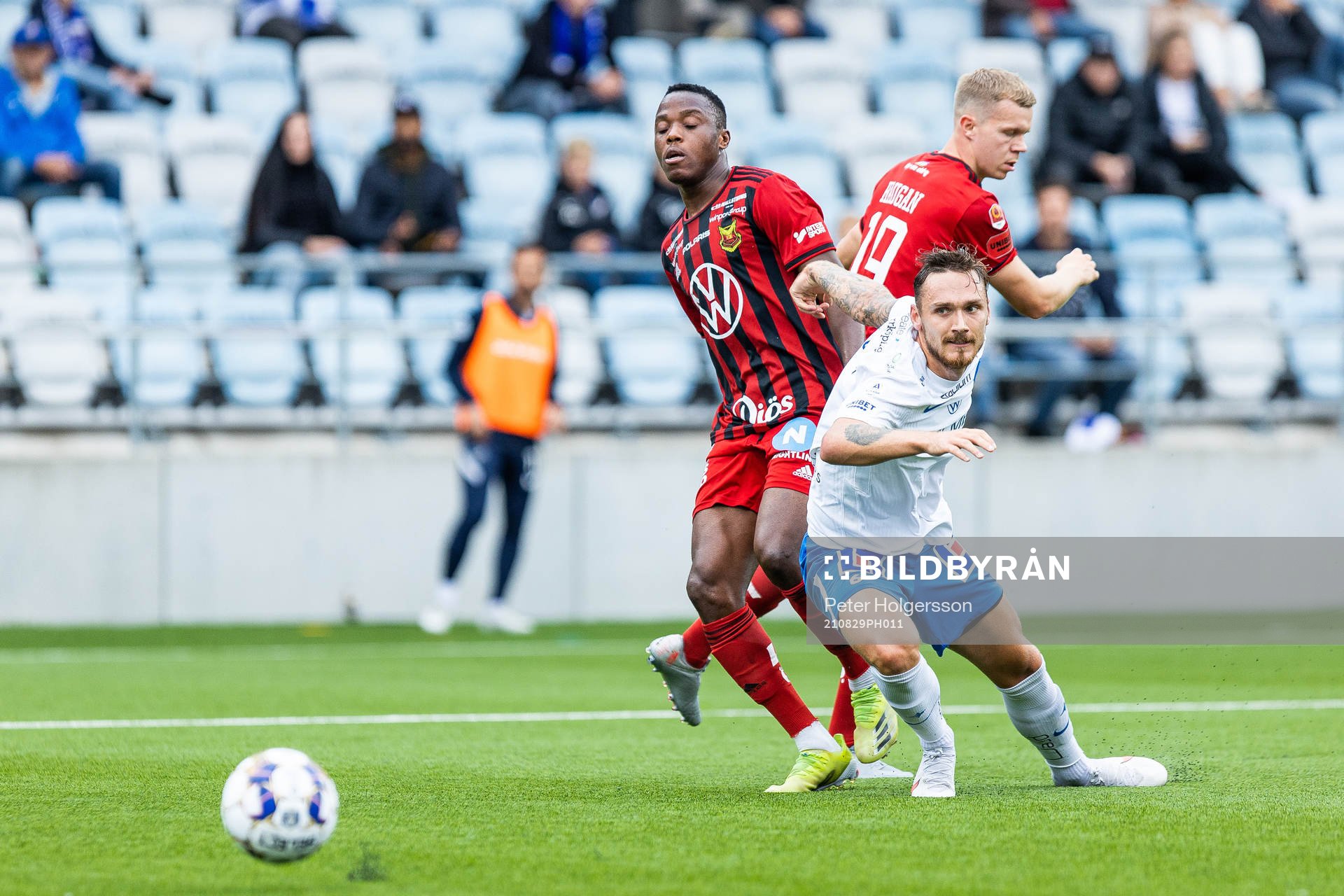Östersunds Patrick Kpozo och Eirik Haugan
