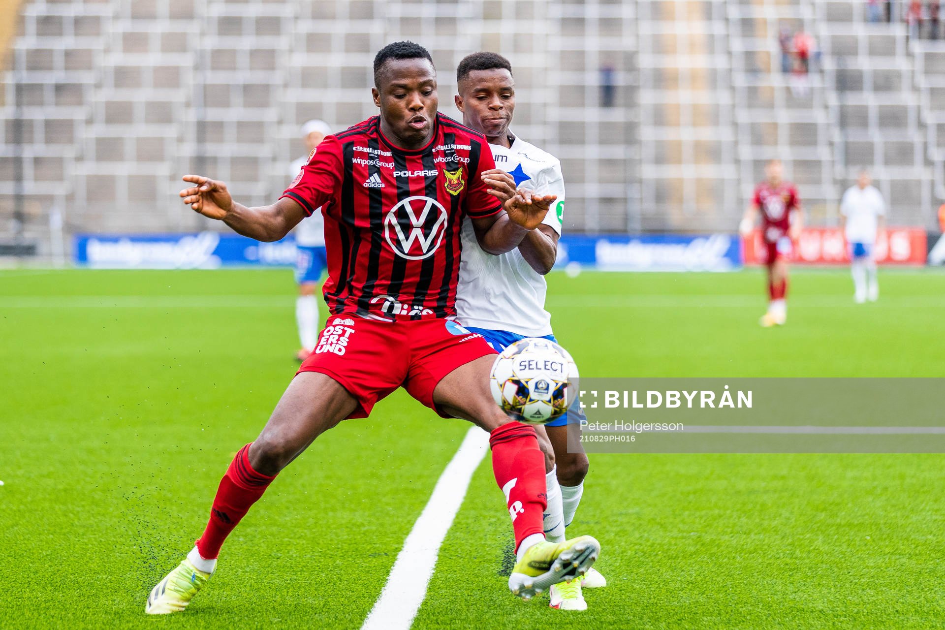 Östersunds Patrick Kpozo och IFK Norrköpings Ishaq