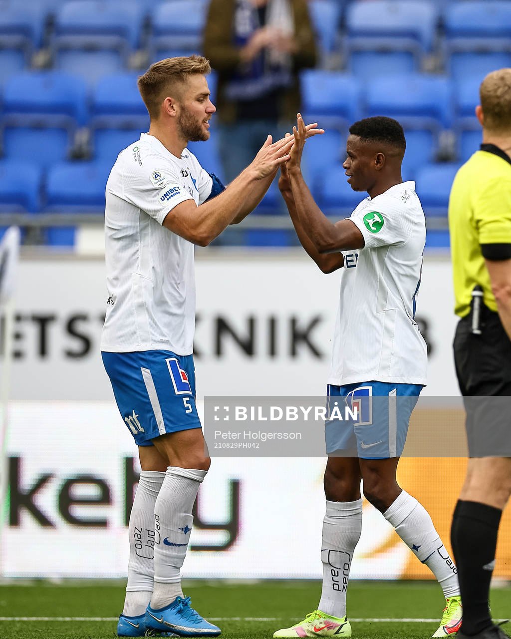 IFK Norrköpings Christoffer Nyman och Ishaq Abdulrazaq