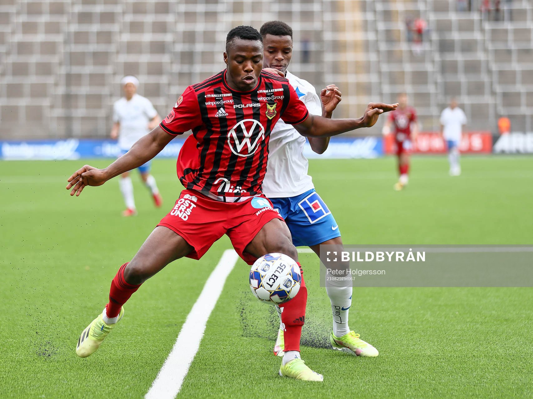 Östersunds Patrick Kpozo och IFK Norrköpings Ishaq