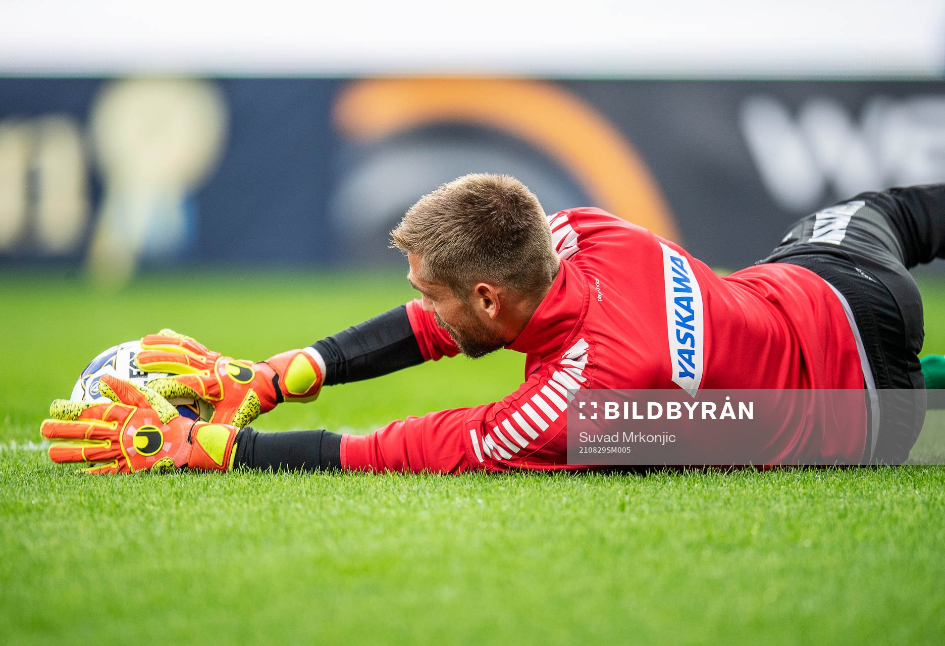 Kalmars målvakt Lucas Hägg Johansson