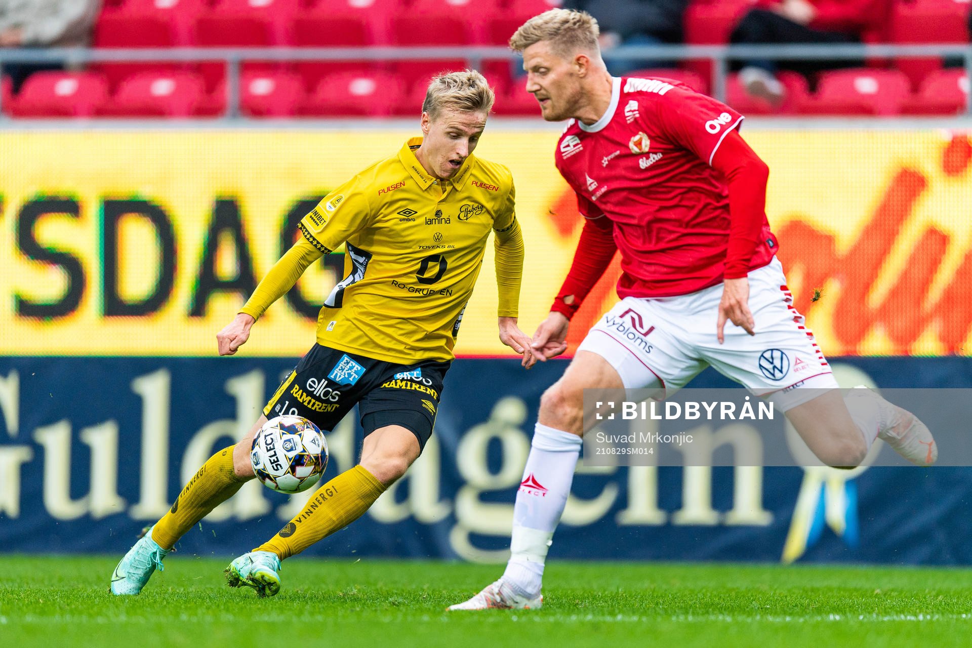 Elfsborgs Jeppe Møldrup Okkels och Kalmars Lars Saetra