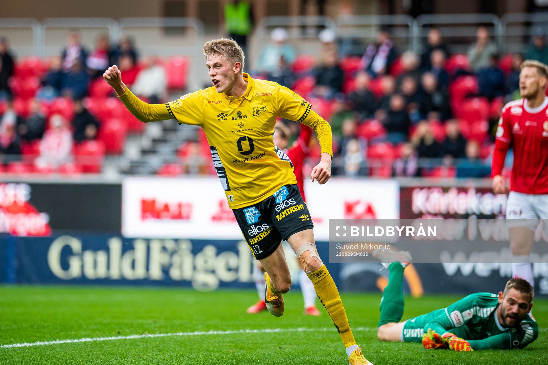 Elfsborgs Alexander Bernhadsson jublar
