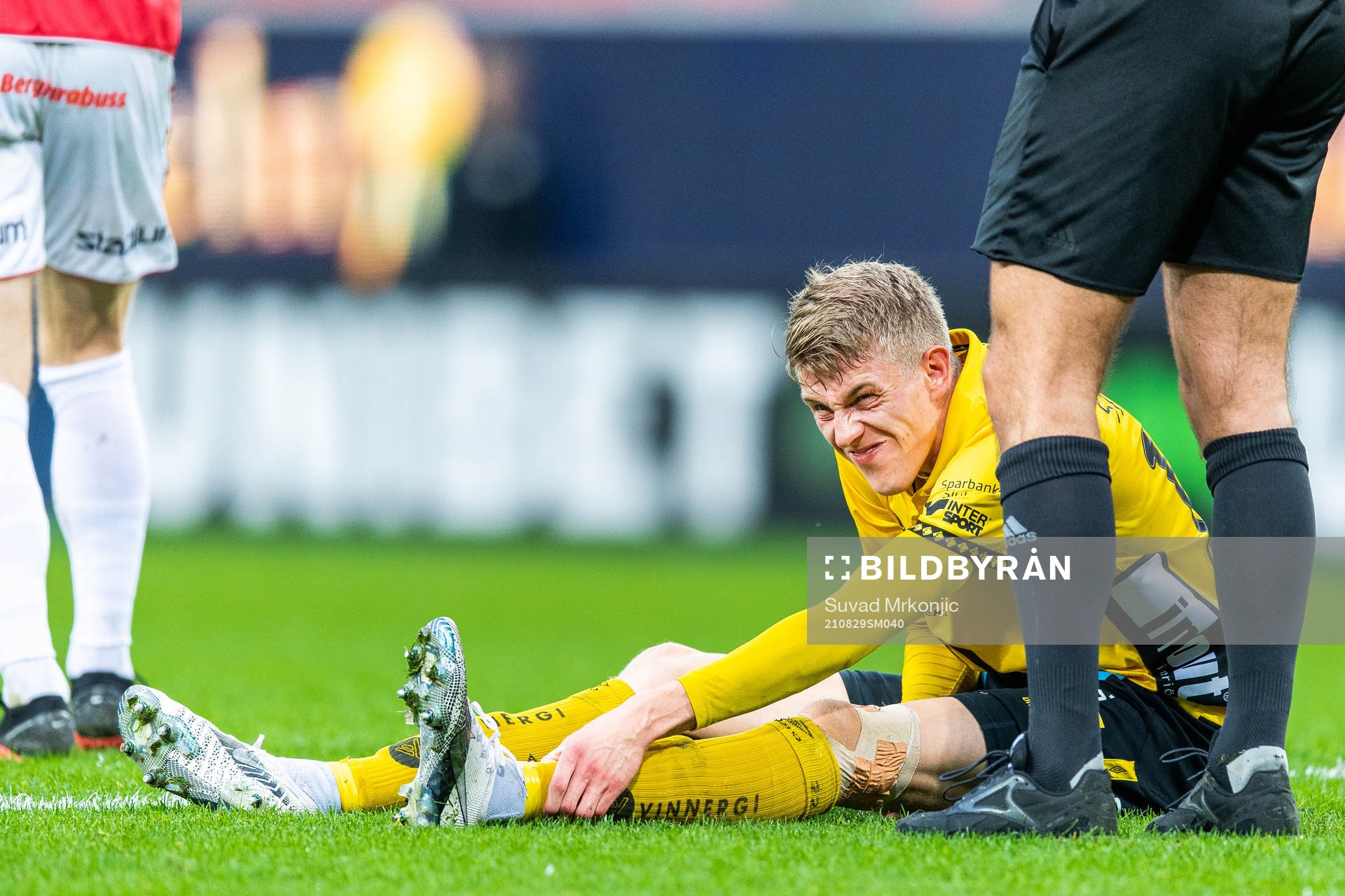 Elfsborgs Alexander Bernhadsson har ont