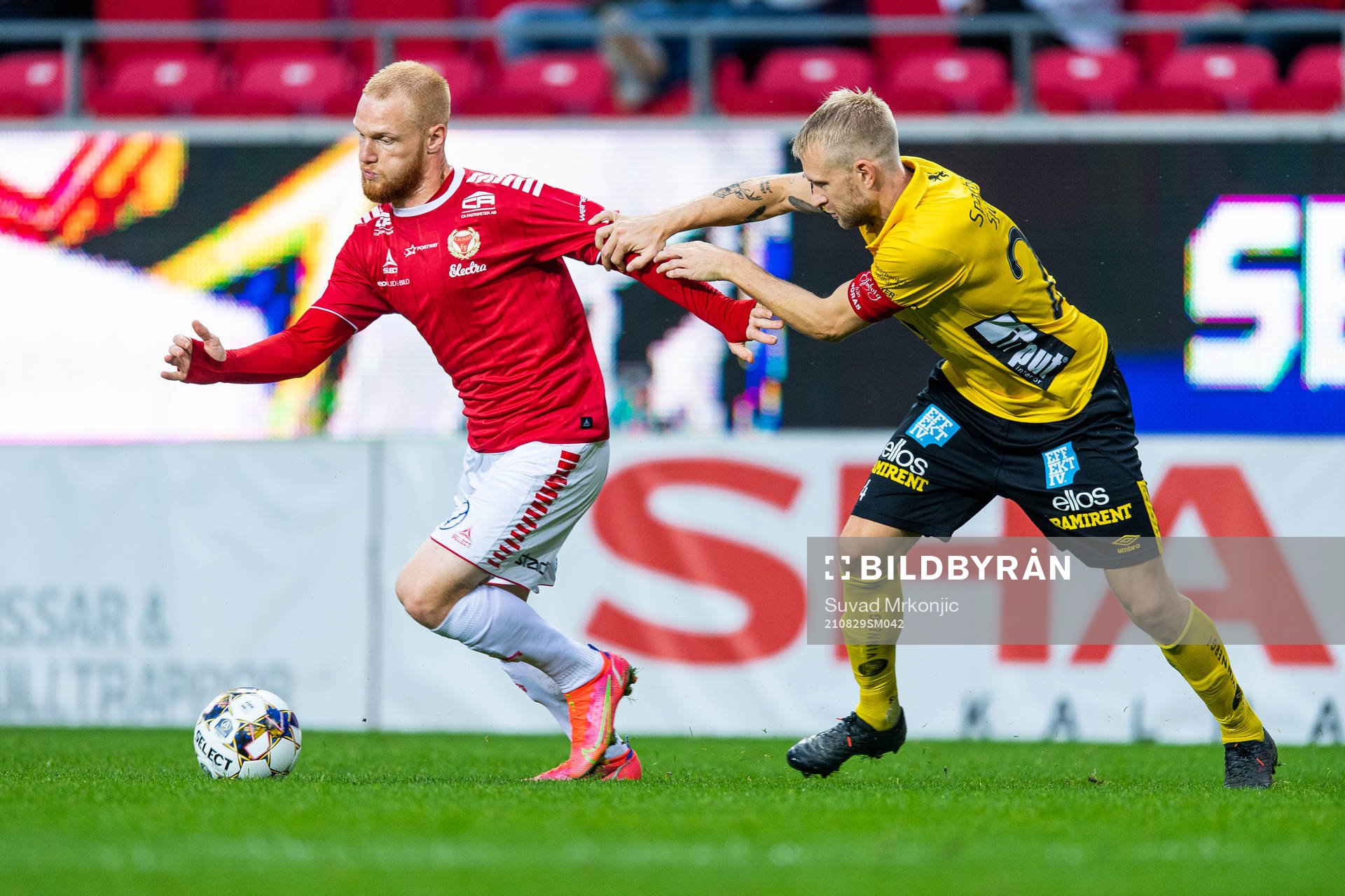 Kalmars Nils Fröling och Elfsborgs Johan Larsson