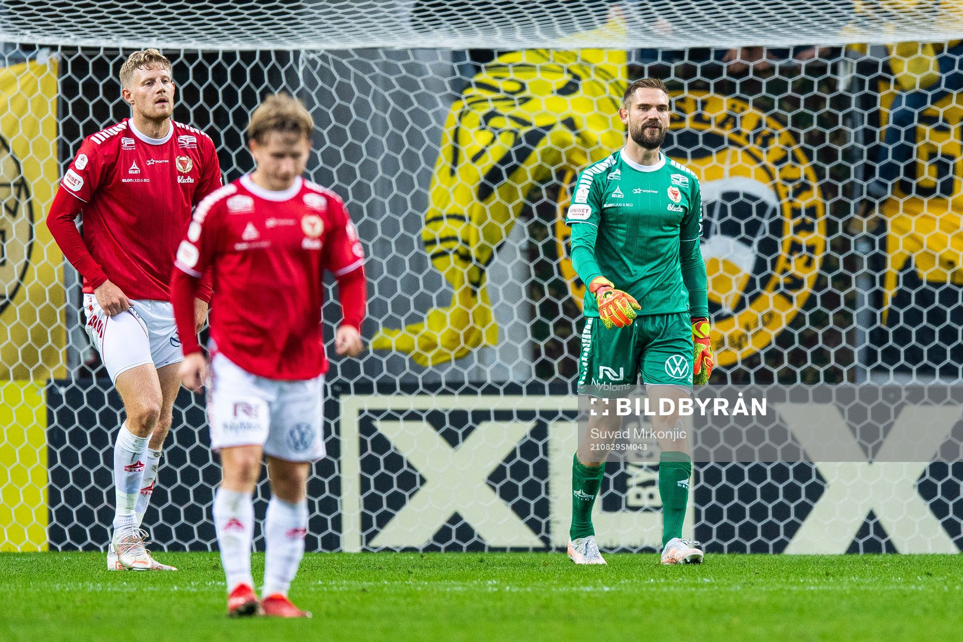 Kalmars målvakt Lucas Hägg Johansson deppar