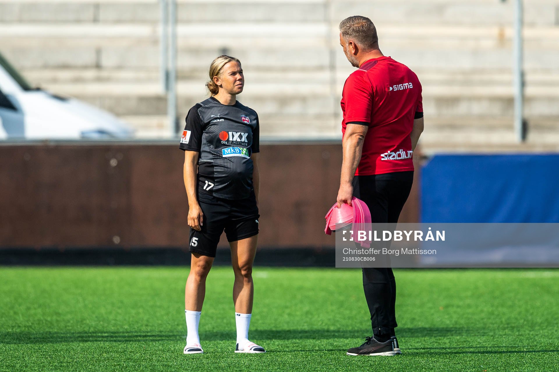 Jessica Wik and Patrick Winqvist assistant coach