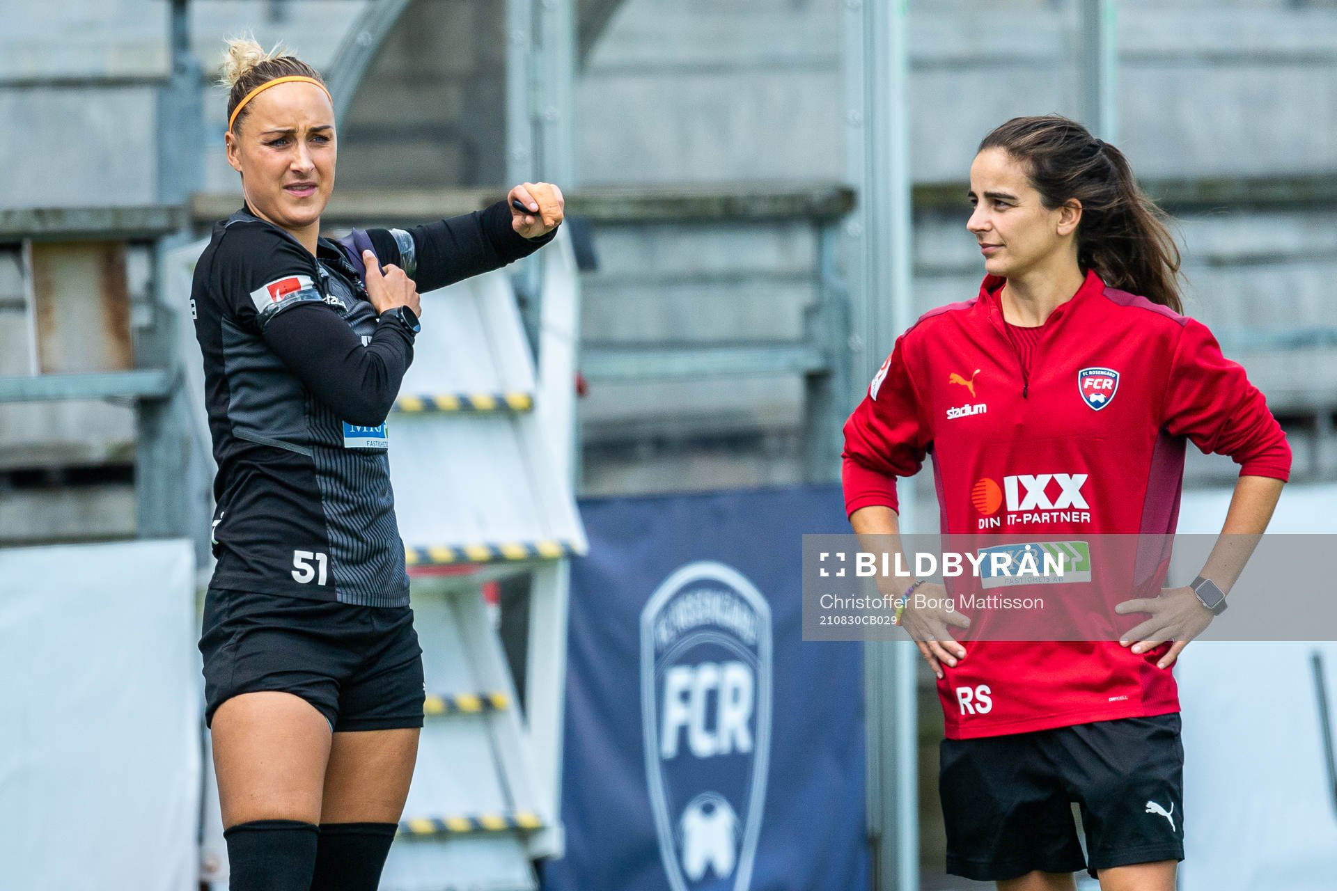 Sanne Troelsgaard and Renee Slegers, head coach