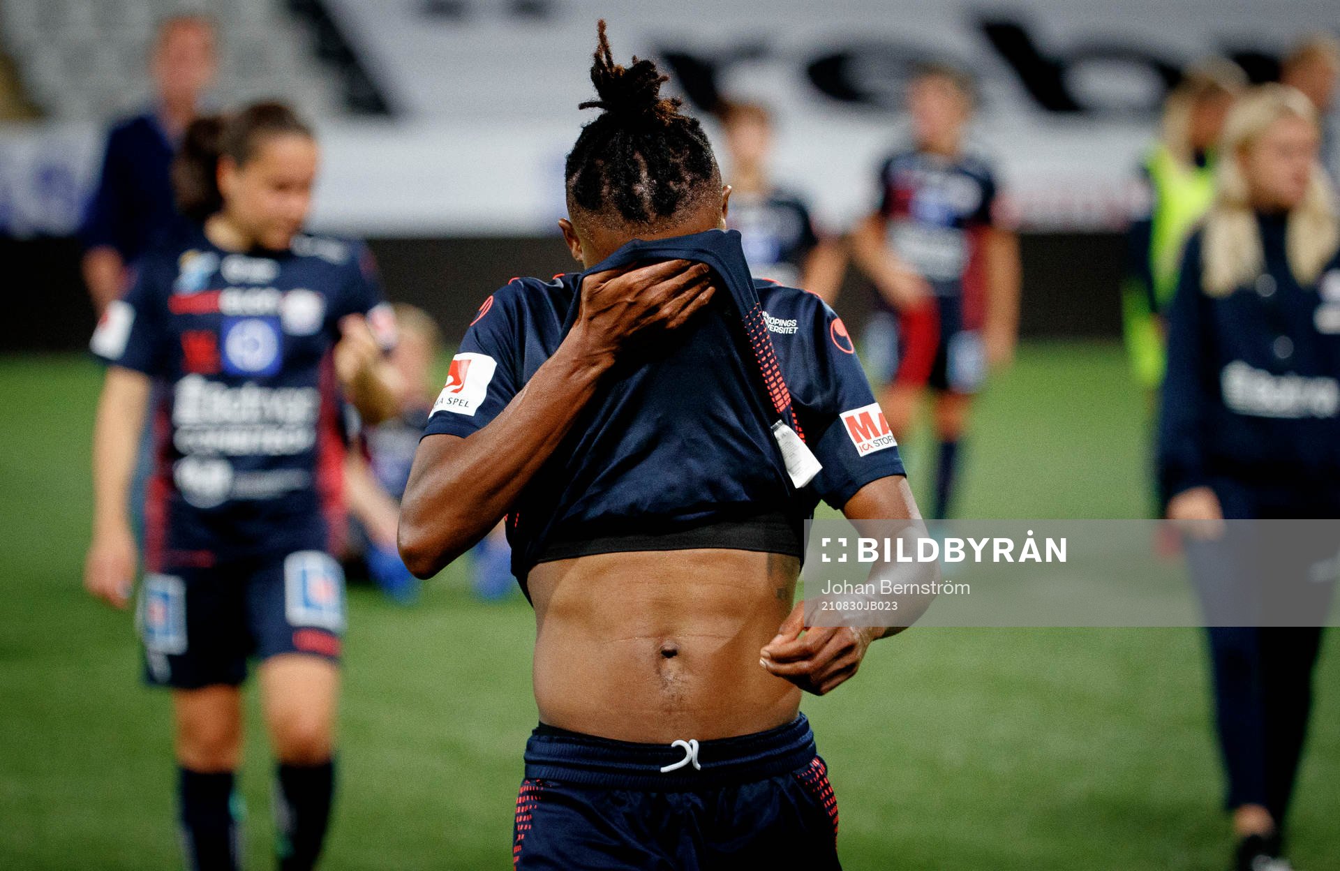 Linköpings Uchenna Grace Kanu deppar