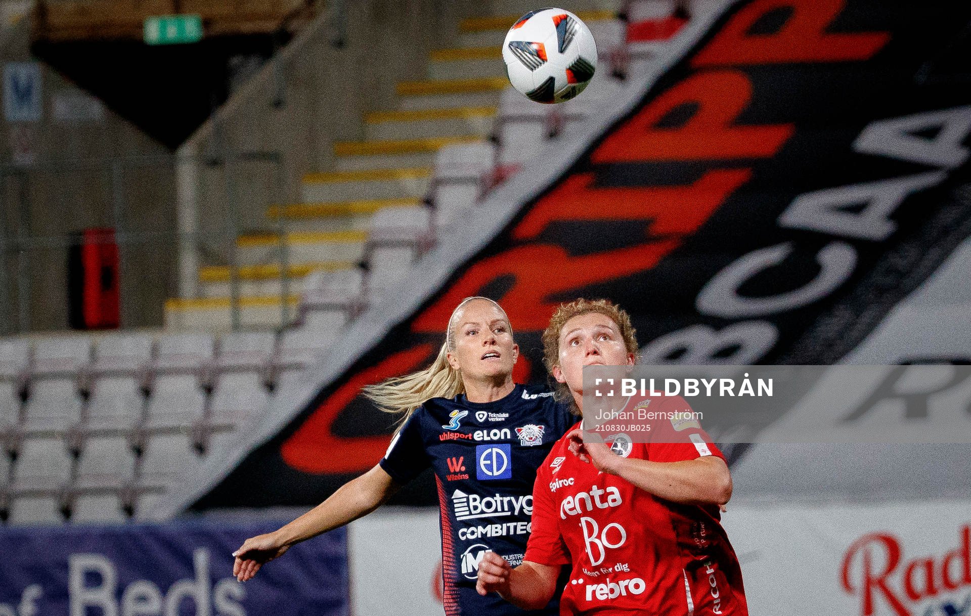 Linköpings Petra Johansson och Örebros Jessie Scarpa