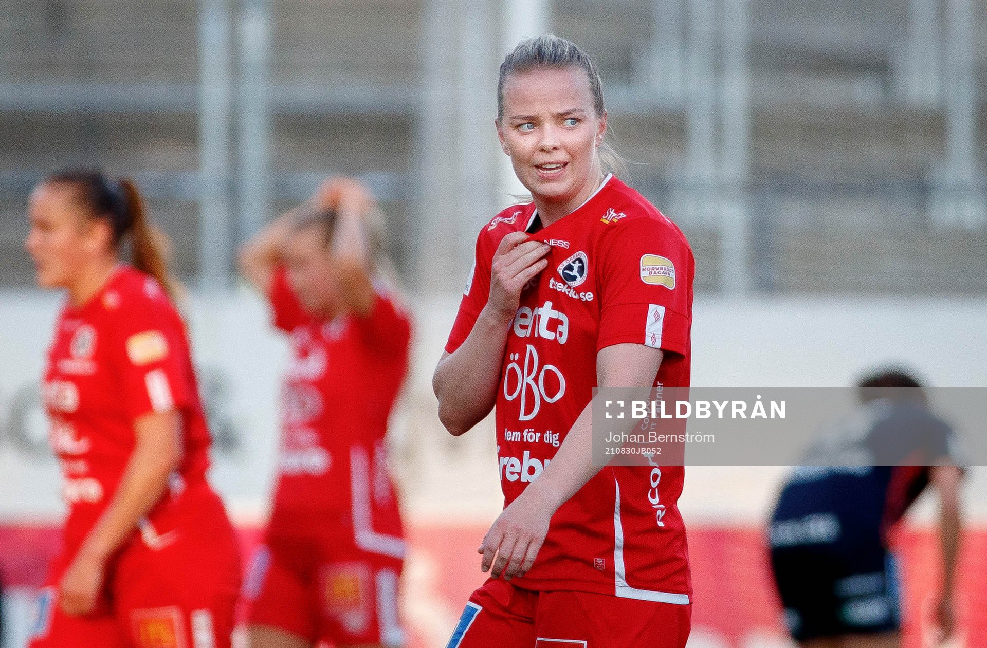 Örebros Berglind Ros Augustdottir deppar