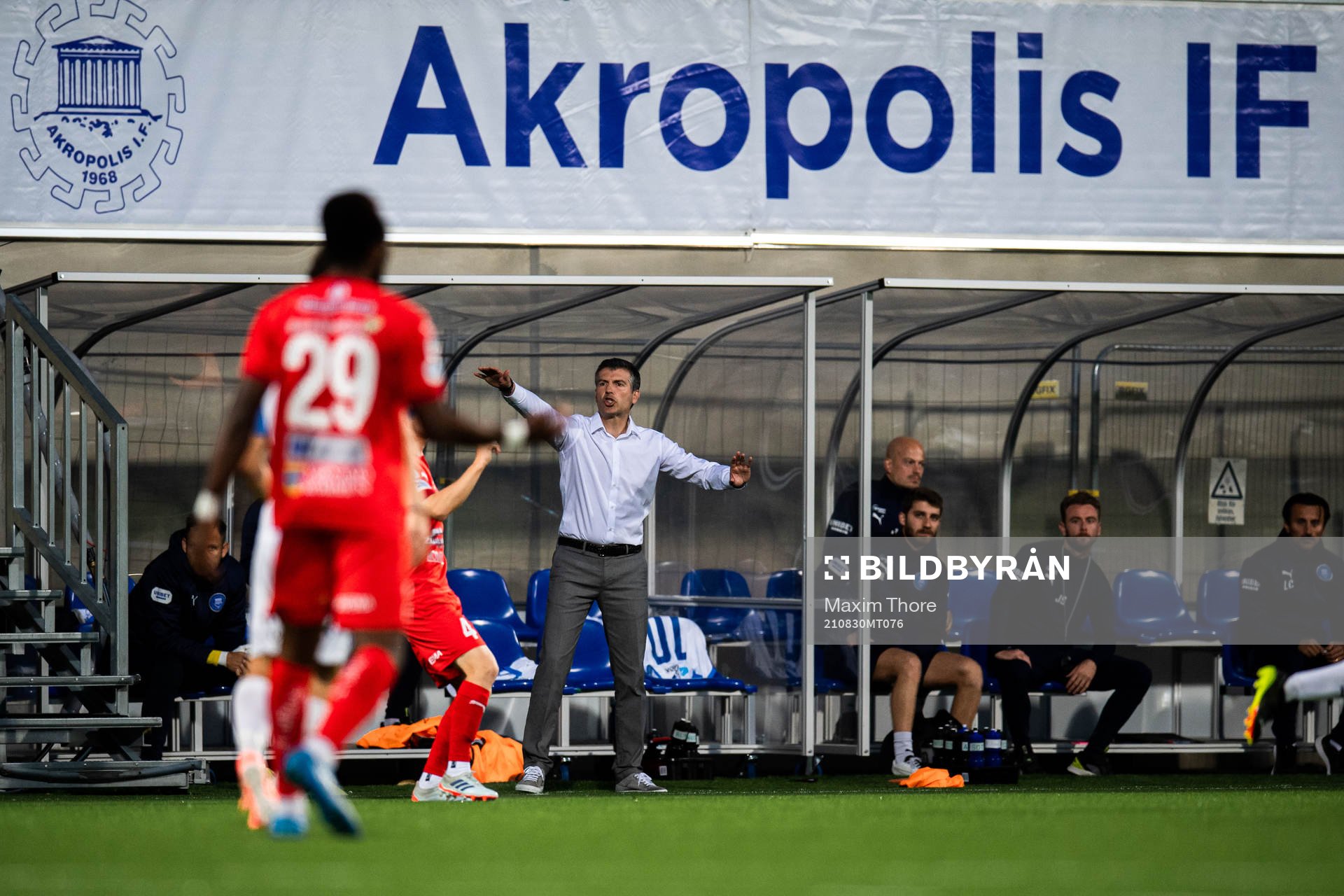 Akropolis tränare Giannis Christopoulos